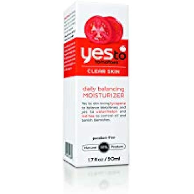 yes to tomatoes TOMATOES DAILY BALANCING MOISTURIZER FOR CLEAR SKIN, WATERMELON, 1.7 FL OZ, (PACK OF 1) - Image 2